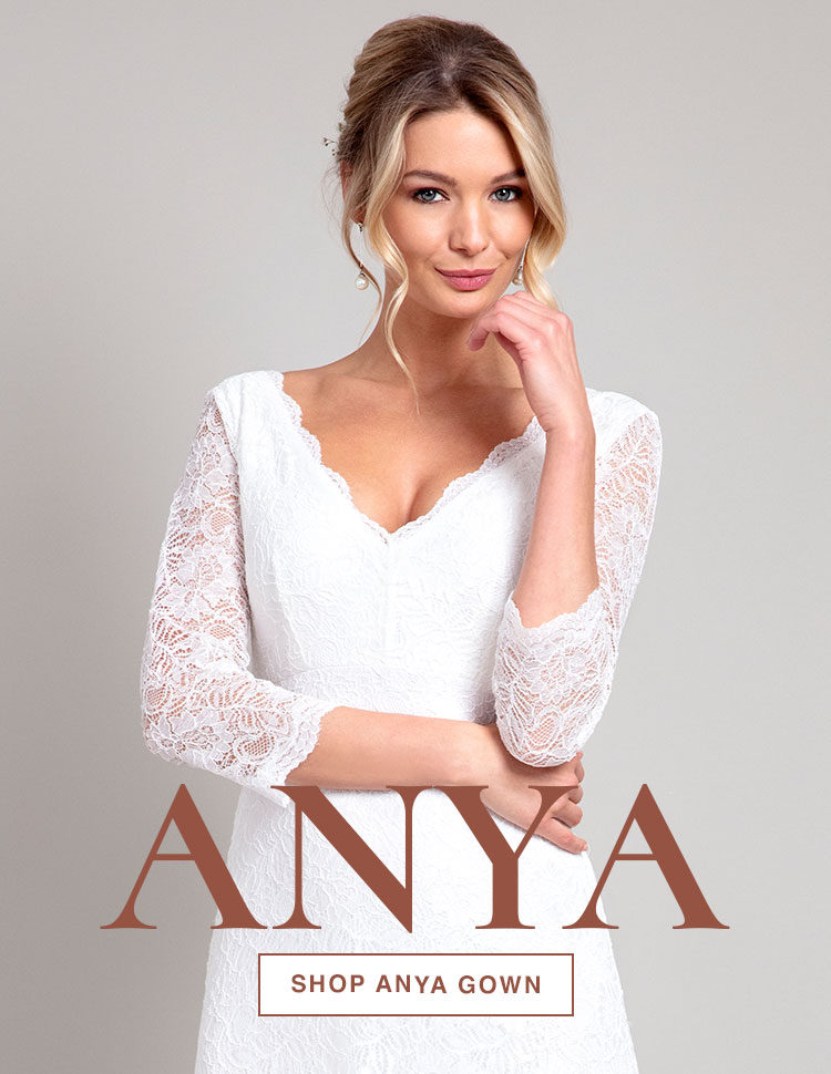 Anya Lace Wedding Gown Ivory Anya Lace Wedding Gown Ivory