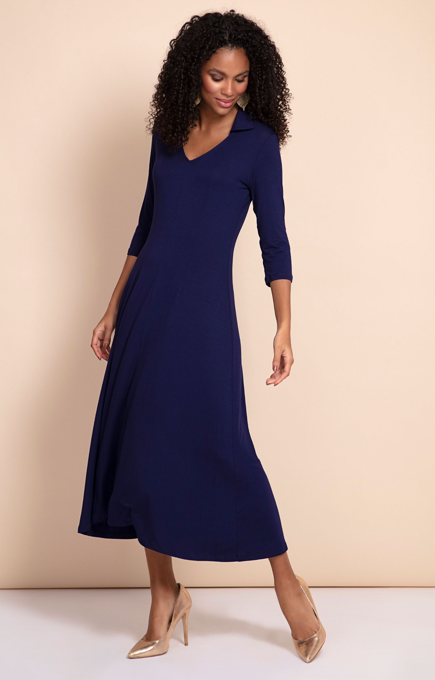 Alie Street Heidi Jersey Dress (Eclipse Blue)