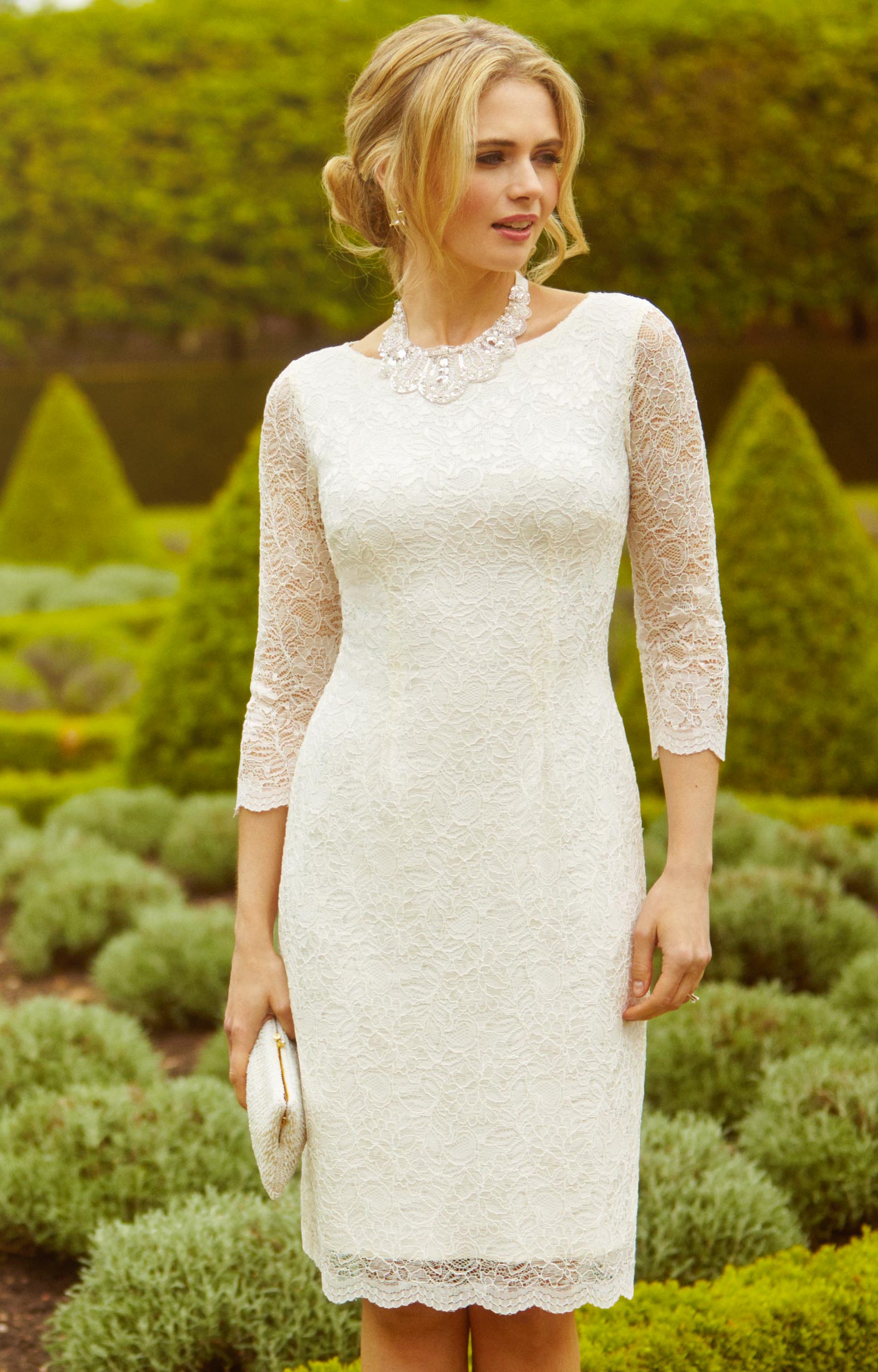 Katherine Lace Wedding Dress Ivory - Evening Dresses, Occasion Wear and  Wedding Dresses by Alie Street.