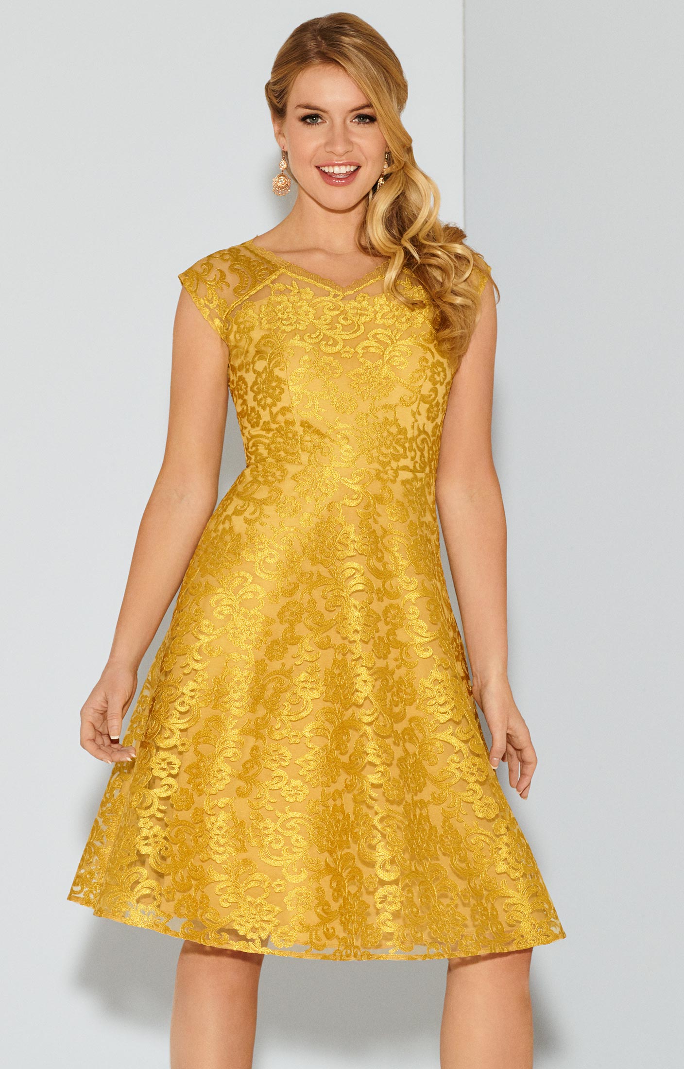 Buy one shoulder gold sequin tight short homecoming dress with side slit  online at JJsprom.com