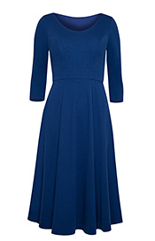 Claire Day Dress (Deep Ultramarine)