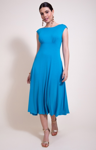 Luna Midi Dress (Celestial Blue) by Alie Street