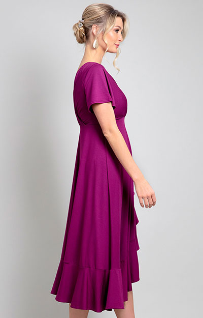 Waterfall Dress Boysenberry Pink - Evening Dresses, Occasion Wear and ...