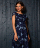 Robe Charlotte en dentelle (Bleu Nuit) by Alie Street