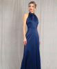 Gia Halter Neck Gown (Midnight Blue) by Alie Street