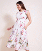 Luna Midi Dress (Petal Pink Floral) by Alie Street