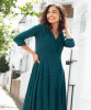 Annie Dress Short Petite (Pine Green) by Alie Street