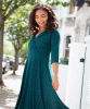 Annie Dress Short Petite (Pine Green) by Alie Street