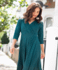 Annie Dress Petite (Pine Green) by Alie Street