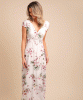 Sophia Maxi Dress Petite (Petal Pink Floral) by Alie Street