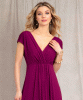 Sophia Maxi Dress (Plum Wine) by Alie Street