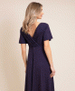 Waterfall Dress (Polka Dot Navy) by Alie Street