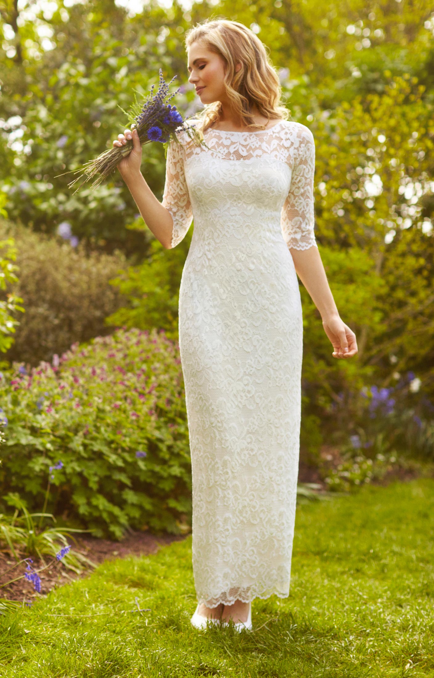 Lila Wedding Gown Long Ivory - Evening Dresses, Occasion Wear and Wedding  Dresses by Alie Street.