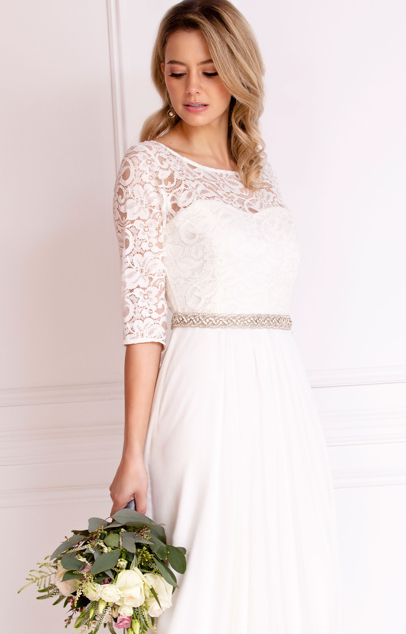 Lila Wedding Gown Long Ivory - Wedding Dresses, Evening Wear and Party  Clothes by Alie Street.