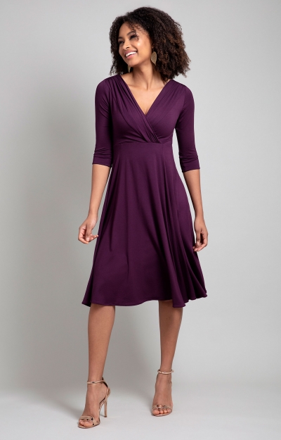 Annie Dress Claret by Alie Street