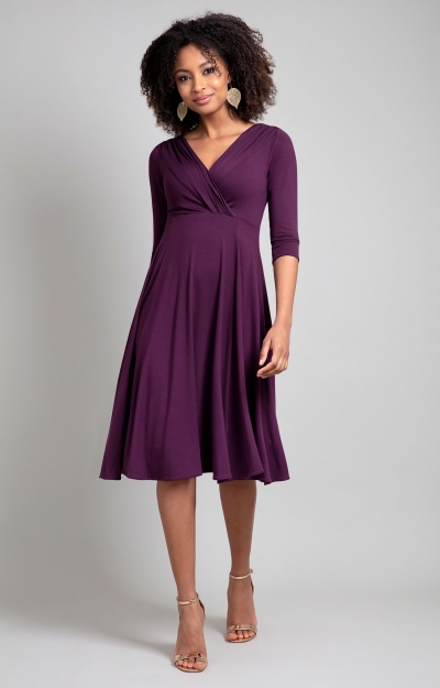 Annie Dress Claret by Alie Street