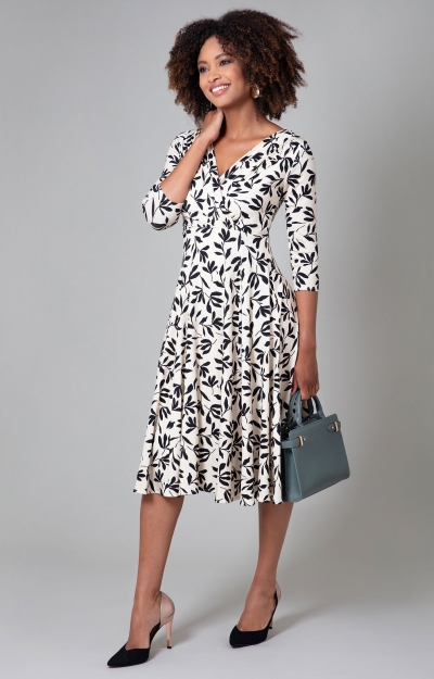 Annie Dress Monochrome Black by Alie Street