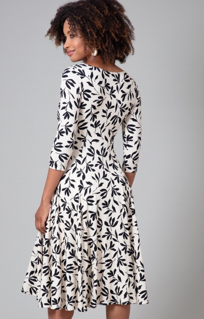 Annie Dress Monochrome Black by Alie Street