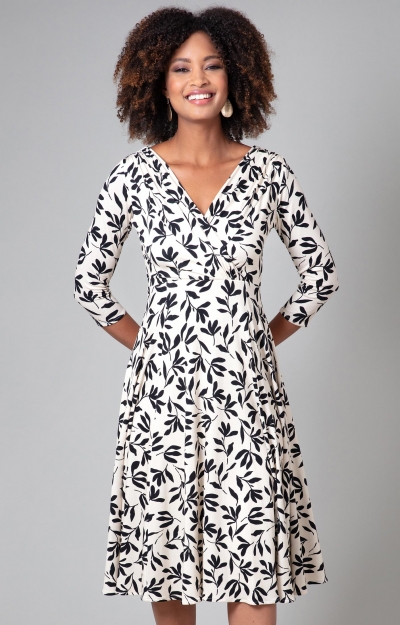 Annie Dress Monochrome Black by Alie Street