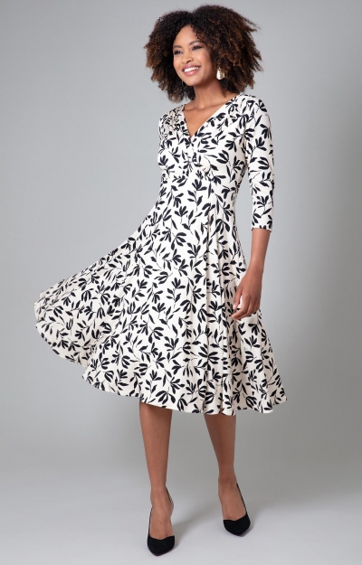 Annie Dress Monochrome Black by Alie Street