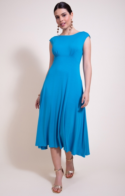 Luna Midi Dress (Celestial Blue) by Alie Street