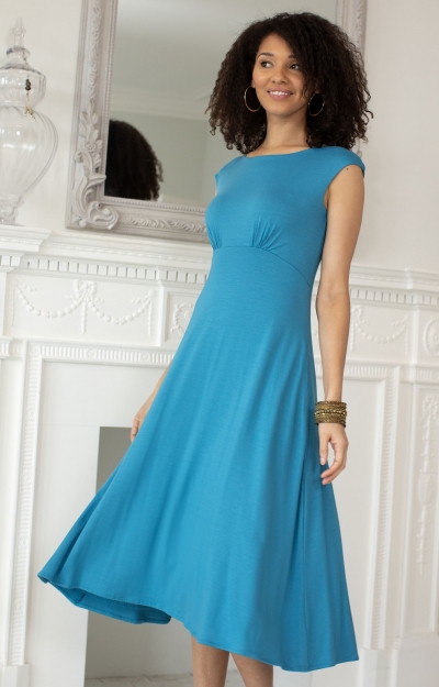 Luna Midi Dress (Celestial Blue) by Alie Street