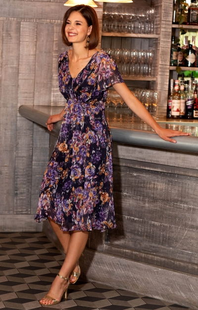 Miranda Dress (Purple Haze) by Alie Street