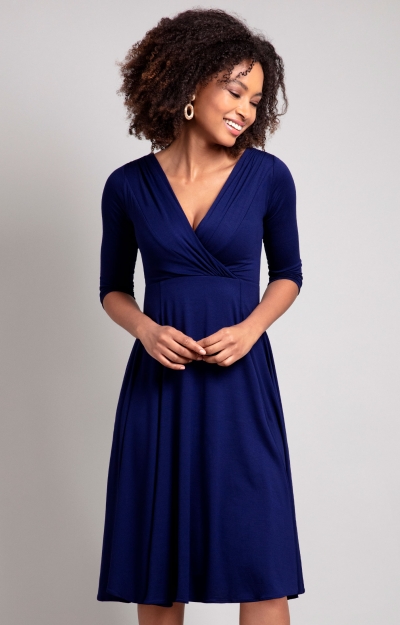 Kleid Annie Petite (Dunkelblau) by Alie Street