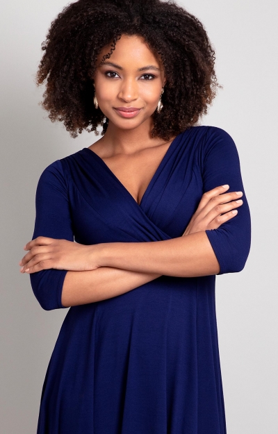 Annie Dress Petite (Eclipse Blue) by Alie Street