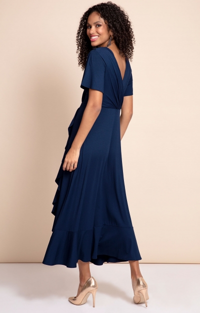 Waterfall Dress Petite (Navy) by Alie Street