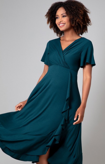 Waterfall Dress (Pine Green) by Alie Street