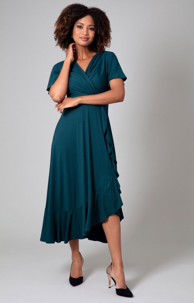 Waterfall Dress (Pine Green) by Alie Street