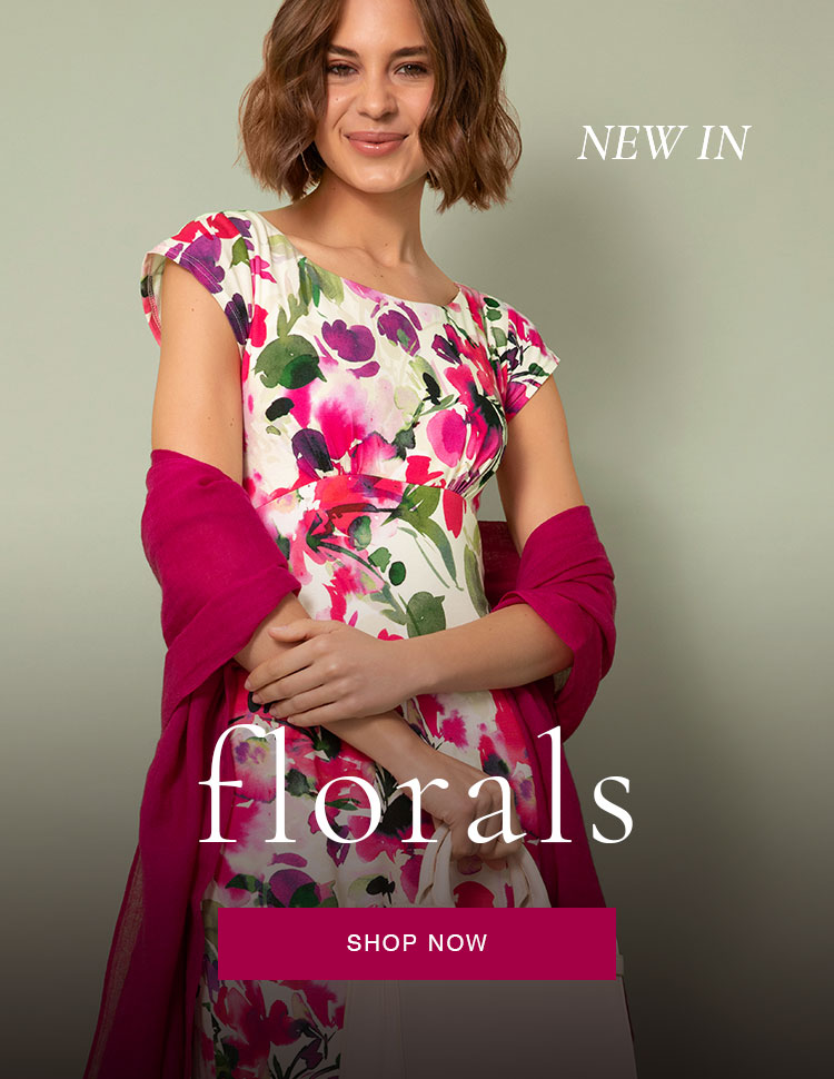 Clara Dress (Fuchsia Florals) Clara Dress (Fuchsia Florals)